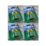 4 Adet - Varta 9v 200mah Şarj Edilebilir Pil 9 Volt Şarjlı Pil Ücretsiz Hızlı Kargo