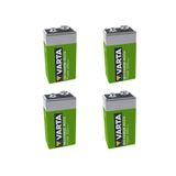 4 Adet Varta 9v 200mah Tekli Blister Ambalaj Ready To Use Kullanıma Hazır Şarjlı Pil