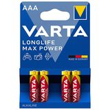 4 ADET Varta Pil Max Power 4' Lü İnce Pil