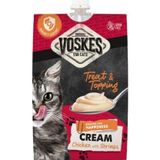 4 Adet Voskes Cream Tavuklu Ve Karidesli Kedi Ödülü 90Gr