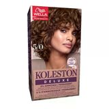 4 Adet Wella Koleston Deluxe Amonyaksız Kit Saç Boyası 5/0 Açık Kahve