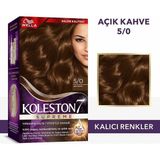 4 Adet Wella Koleston Supreme Saç Boyası 5/0 Açık Kahve