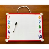 4 Adet Yazı Tahtası 4 Adet Kalem 32X42 Cm Çift Taraflı Kullanıma Uygun