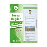 4 Adım Yayınları 4 Adım 5. Sınıf Sosyal Bilgiler Çek Kopar Yaprak Test