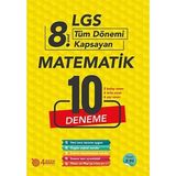 4 Adım Yayınları 4 Adım 8. Sınıf LGS Matematik 10 Deneme