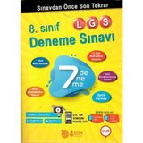 4 Adım Yayınları LGS 8. Sınıf 7'li Deneme Sınavı Seti