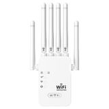 4 Antenli Dual Band WiFi Sinyal Güçlendirici - 1200Mbps Kablosuz Menzil Genişletici ve Dağıtıcı