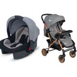 4 Baby AB-460 Active Gold Travel Sistem Bebek Arabası Four Baby - Gri
