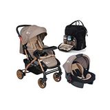 4 Baby Active Gold Kahve Bebek Arabası Travel Puset Termal Çanta gold-kahve