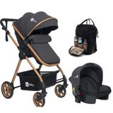 4 Baby Esse Gold Travel Bebek Arabası Puset + Çanta antrasit