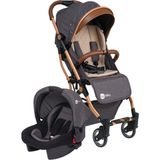 4 Baby Kabin Travel Sistem Bebek Arabası - Antrasit