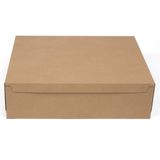 4 Baton Oluklu Sade Kraft Renk Turta Kutusu 35X44.5X12 cm - 1500 Adet
