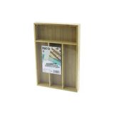4 BÖLMELİ AHŞAP BAMBU KAŞIKLIK 24X33CM GO-53-vice 01458