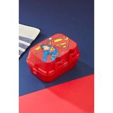 4 Bölmeli Beslenme Kutusu - Yemek Saklama Kabı Superman 7169721