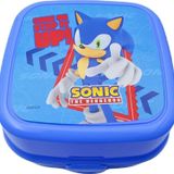 4 Bölmeli Kaşık-çatal İçinde Beslenme Kabı Mavi
