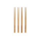 4 Çift Bambu Chopstıck Uzunluk: 24 cm İkea Japon Çin Yemek Desenli Suşi Çubuğu