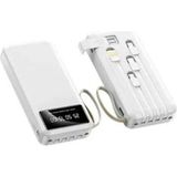 4 Çıkışlı 20.000 Mah Powerbank Taşınabilir Çoklu Giriş - Lisinya - 001-Renkli