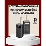 4 Çıkışlı Hızlı Şarj Destekli Powerbank - 5