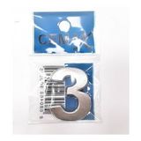 4 Cm Plastik Krom Kaplama Kapı Numarası - 3