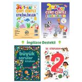 4 Dev Kitap-yky Büyük Sorular Ve 2 Yaş Kitap-ingilizce Destekli 2-3 Yaş Cırt Cırtlı Etkinlikler