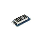4 Digit Led Display Saat Modülü - Tm1637 (Kırmızı Işık)