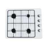 4 Dört Gözlü Set Üstü Ocak Doğalgaz Uyumlu Beyaz