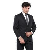 4 Drop Kaşe Füme Gri Erkek Ceket - Wessi