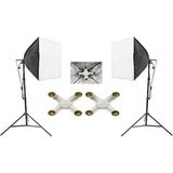 4 Duylu Softbox (2 Adet) + 2 M Işık Ayağı Lambasız