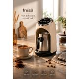 4 Fincan Kapasiteli 500w Türk Kahve Makinesi Fr-tk302 bej