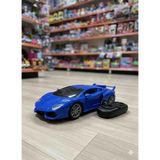 4 Fonksiyonlu 1:18 Ölçekli Uzaktan Kumandalı Pilli Yarış Arabası 30X10 cm - Mavi