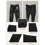 4 Fourwing Fourwing Taktik Taktikal Spor Su Geçirmez Avcı Outdoor Pantolon - 2XL - Gri