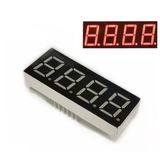 4-Haneli 7-Segment Led Ekran Modülü (14Mm Kırmızı Ortak Anot 0.56 İnch)