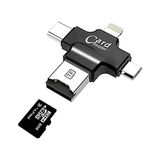 4 In 1 Ios Android Type-C Lightning Usb-A Microsd Tf Kart Okuyucu