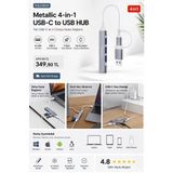 4-İn-1 Usb-C To Usb Hub (Usb Çoklayıcı)