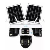 4 Kameralı 12Mp 4G Solar Sim Kartlı Çift Güneş Panelli Ok-335Premium4g Güvenlik Kamerası Beyaz
