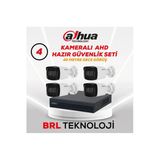4 Kameralı 40 Metre Gece Görüşlü Fullhd Güvenlik Kamera Seti