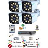 4 Kameralı 5 Mp Ultra Hd Güvenlik Kamera Seti Teico- 6145N 320