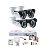 4 Kameralı Set 5Mp Sony Seculensli 1080P Güvenlik Kamerası Seti - 8 Warm Led, Colorvu Gece Renkli Görüş, Su Geçirmez, Full Hd, Kolay Kurulum