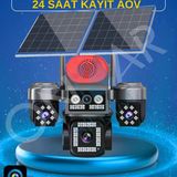 4 KAMERALI SİM KARTLI GÜNEŞ ENERJİLİ GÜVENLİK KAMERASI