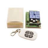 4 Kanal 12v Rf Uzaktan Kumanda Alıcı Verici Modül Seti