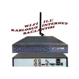 4 Kanal Wi-fi Bağlantılı 5 Mp H265+ Hıbrıt Araç, Insan Ve Yüz Tanımalı Xmeye Kayıt Cihazı
