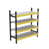 4 Katlı Tekli Midi Rack - Ekonomik Depo,Arşiv, Kiler Rafı