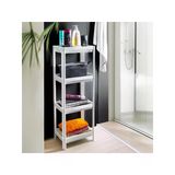4 Katmanlı Köşe Rafı, Banyo Ve Mutfak İçin Pratik Organizer | 4 Renk Seçeneği | 36X100x23 Cm