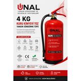 4 Kg Kuru Kimyevi Toz Yangın Söndürme Tüpü Üretim 2026 Tekrar Dolum 2030 Ev İş Yeri Araç
