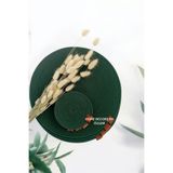4 kişilik 8 parça amerikan servis supla takımı tabak altlığı Bardak altlığı düzenleyici handmade OZLEM1410