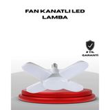 4 Kollu Katlanır Pervane Led Ampül 60 Watt Yüksek Aydınlatma Ve Enerji Tasarrufu Mir07783953