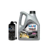 4 Litre Motor Yağı Ve 300 Ml Oto Lastik Tamir Kiti, Yüksek Performanslı Araç Bakım Seti