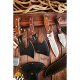 4 Lü Outdoor Balta Bıçak Set Kamp Baltası Bıçak Nacak Seti