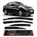 4 Lü Reno Fluence Sport Style Mügen Sunplex Cam Rüzgarlığı