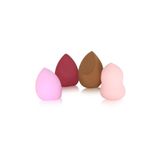 4 Lü Şişen Makyaj Süngeri Powder Puff Büyük Boy